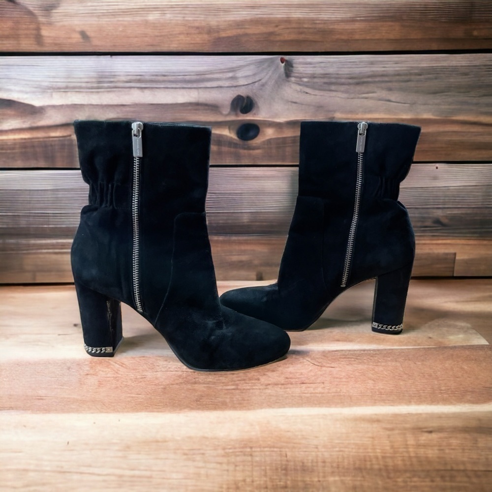 Michael Kors Back Stretch Mid Calf Booties